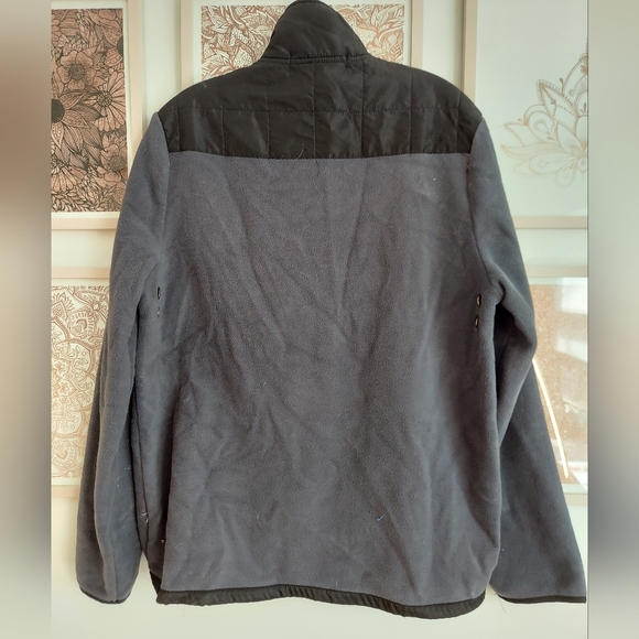 ๐๐ = 5/$25-Gray fleece jacket, XL, NWOT - Picture 2 of 8
